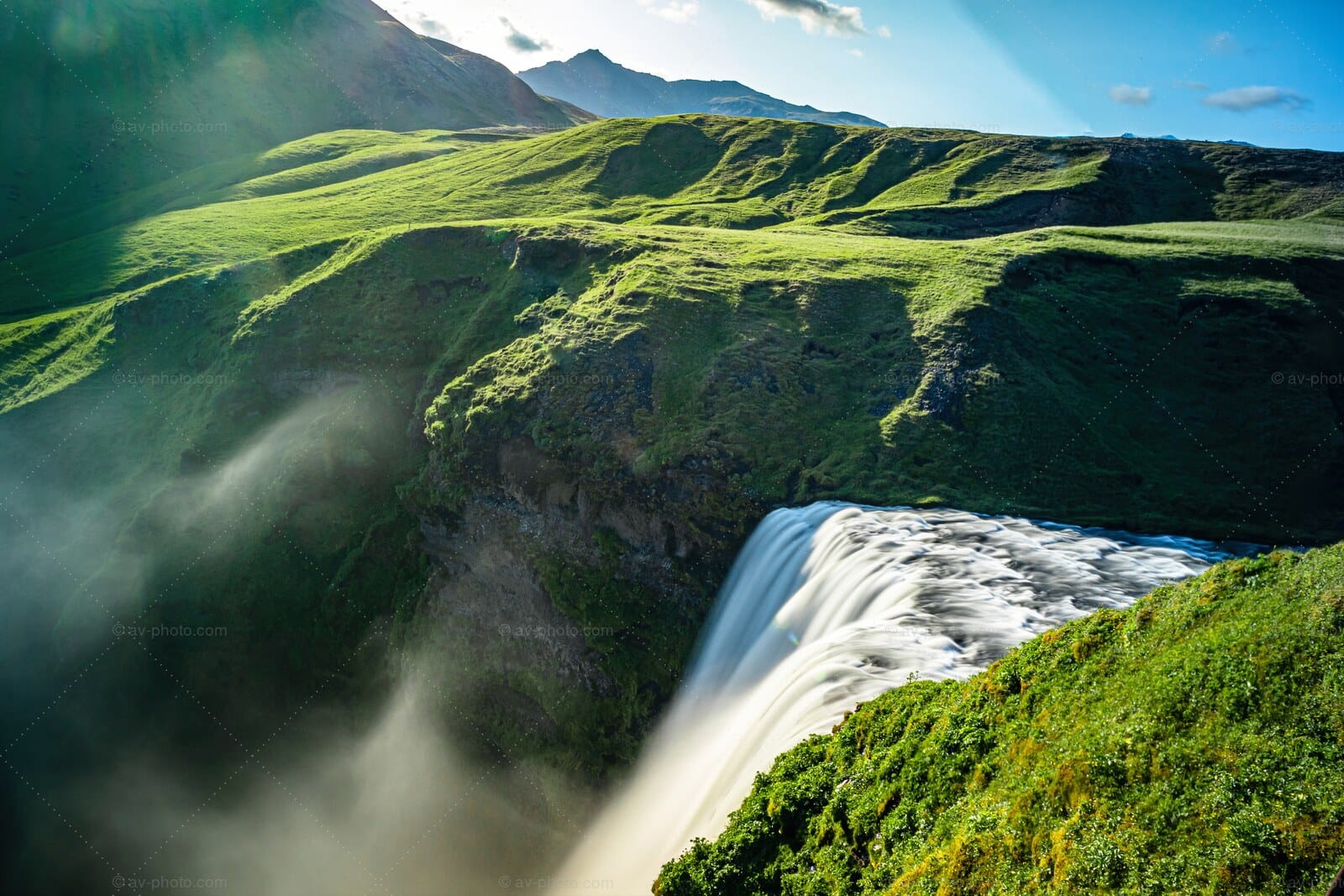 Skogafoss From Above